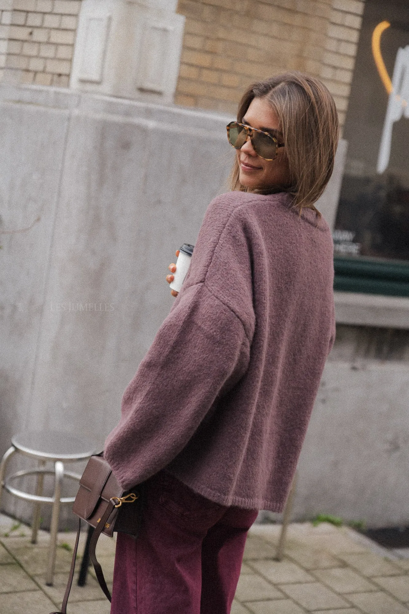 Oversize Ulva jumper flint