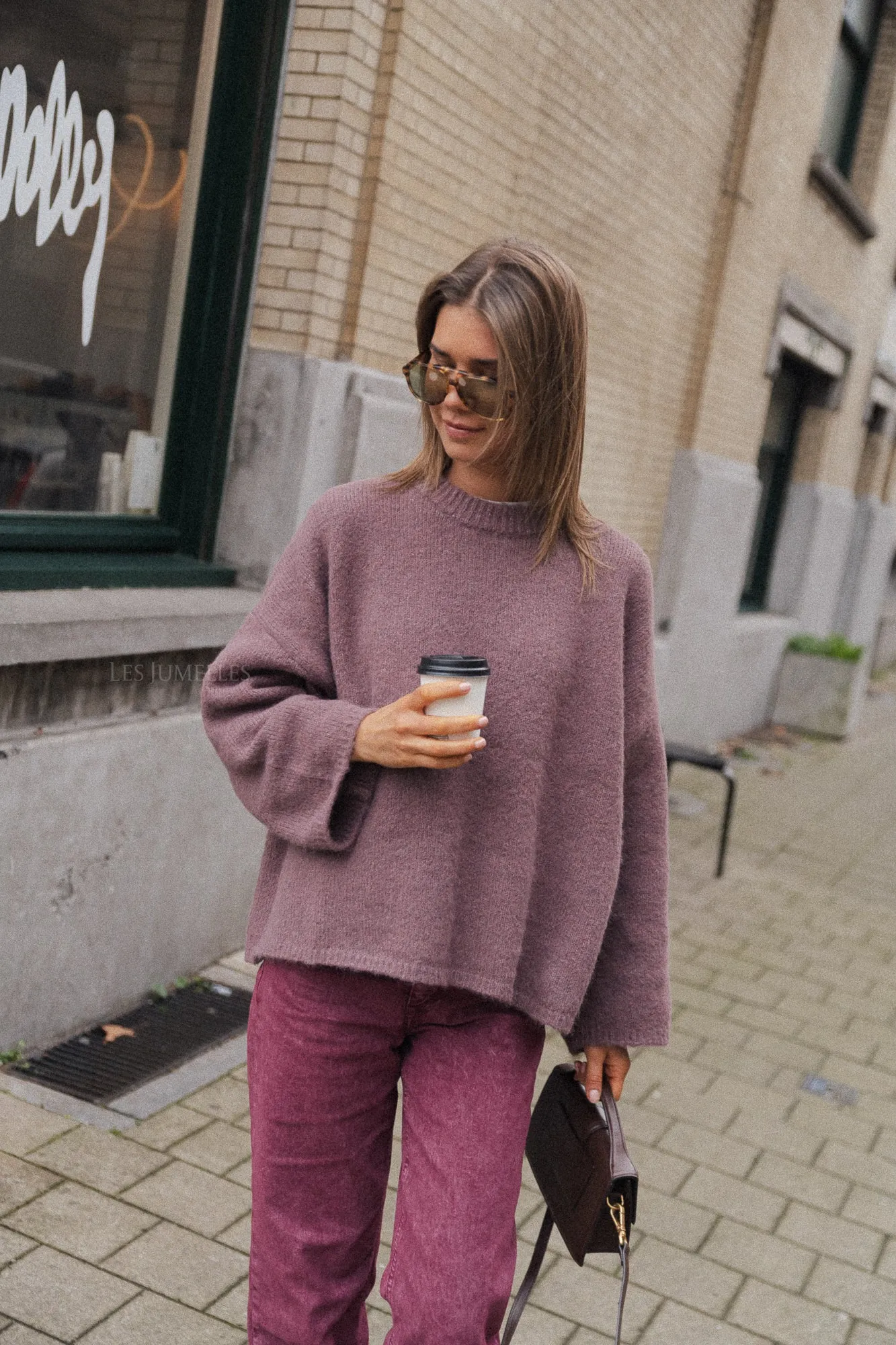 Oversize Ulva jumper flint