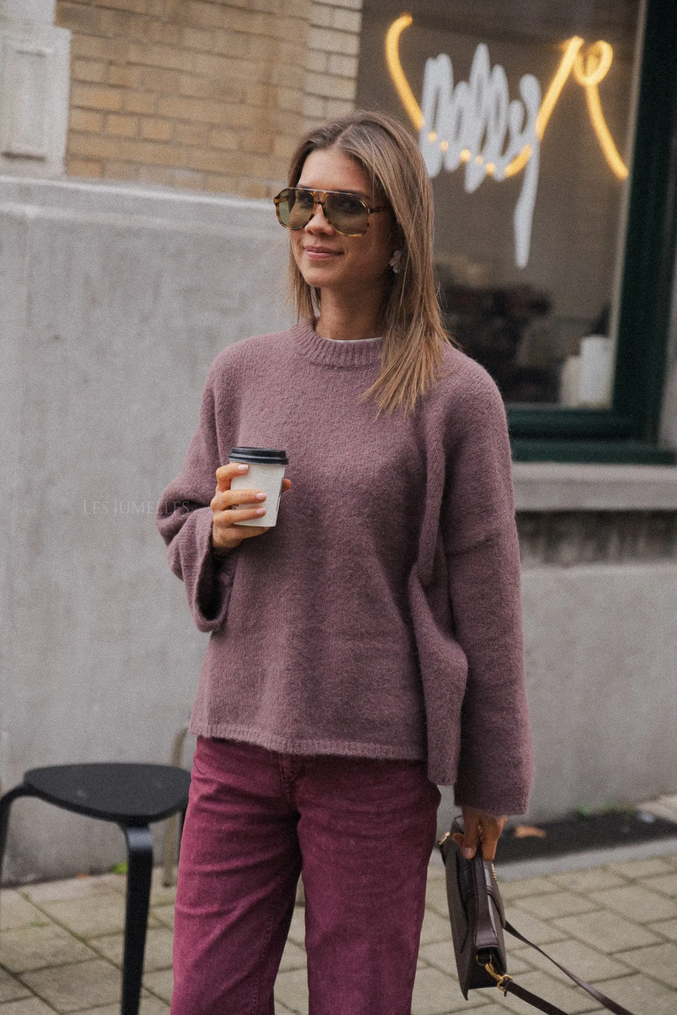 Oversize Ulva jumper flint