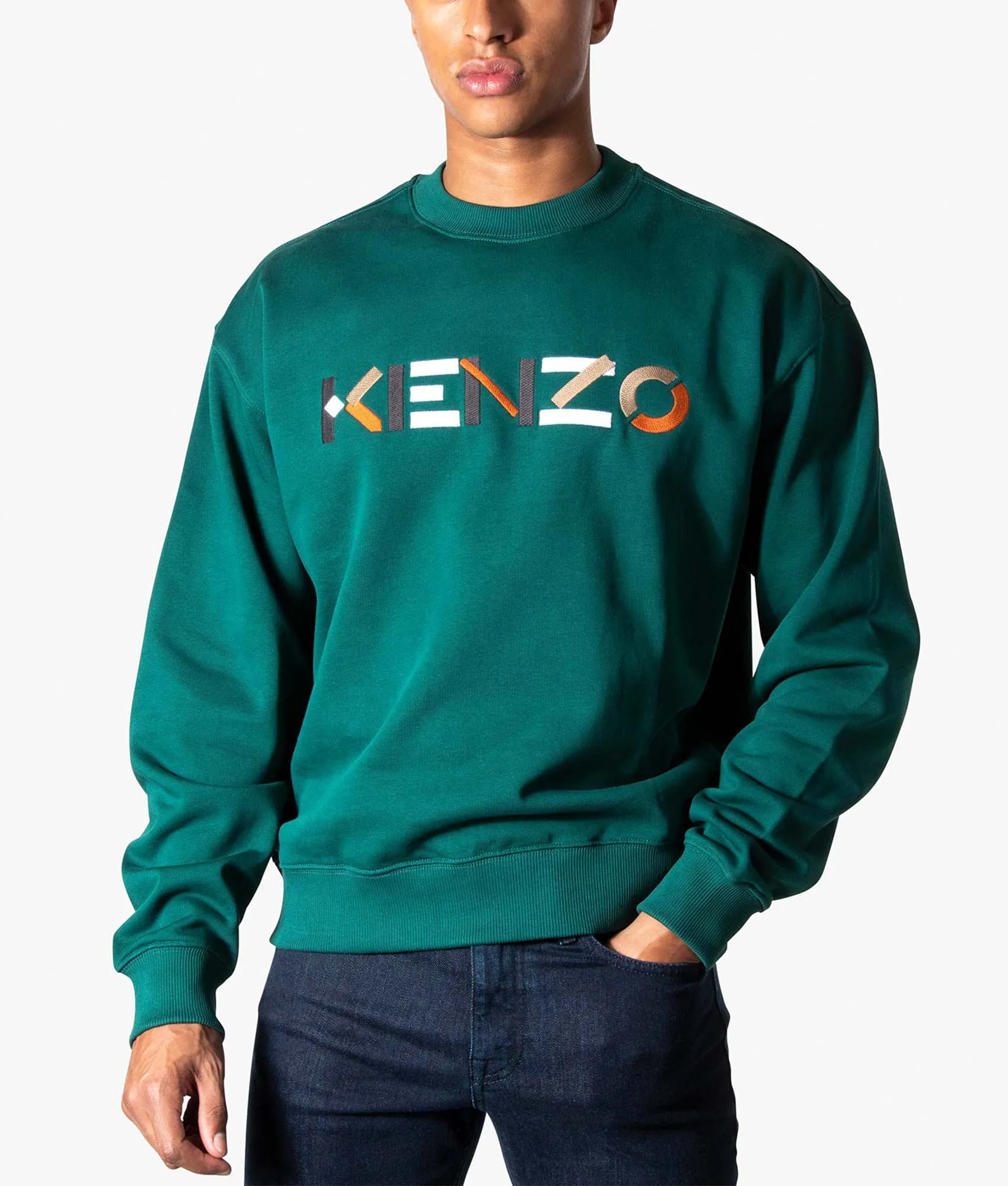 Oversized Multicolour Logo   Sweat