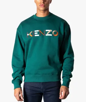 Oversized Multicolour Logo   Sweat