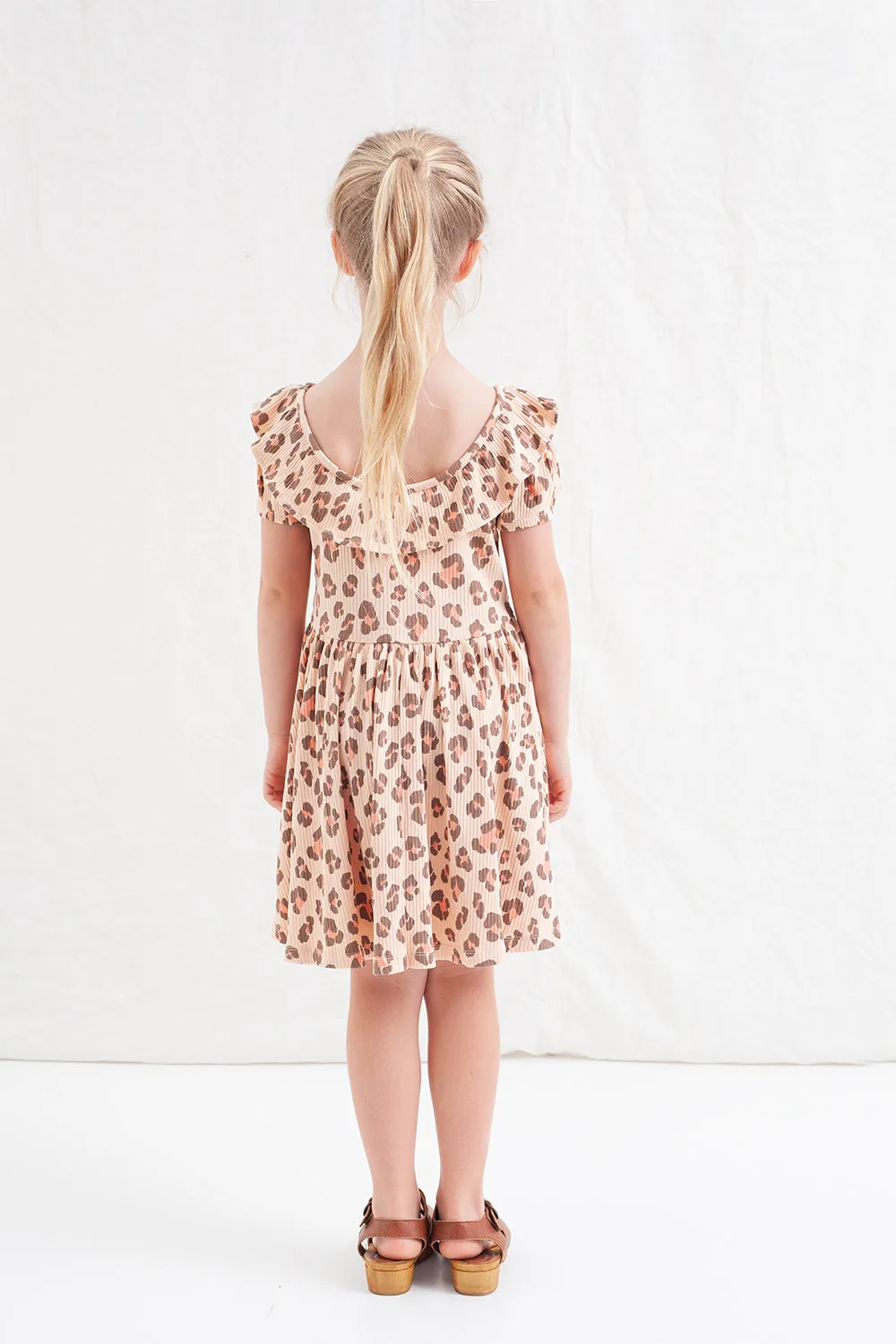 Pink Leopard Print Dress