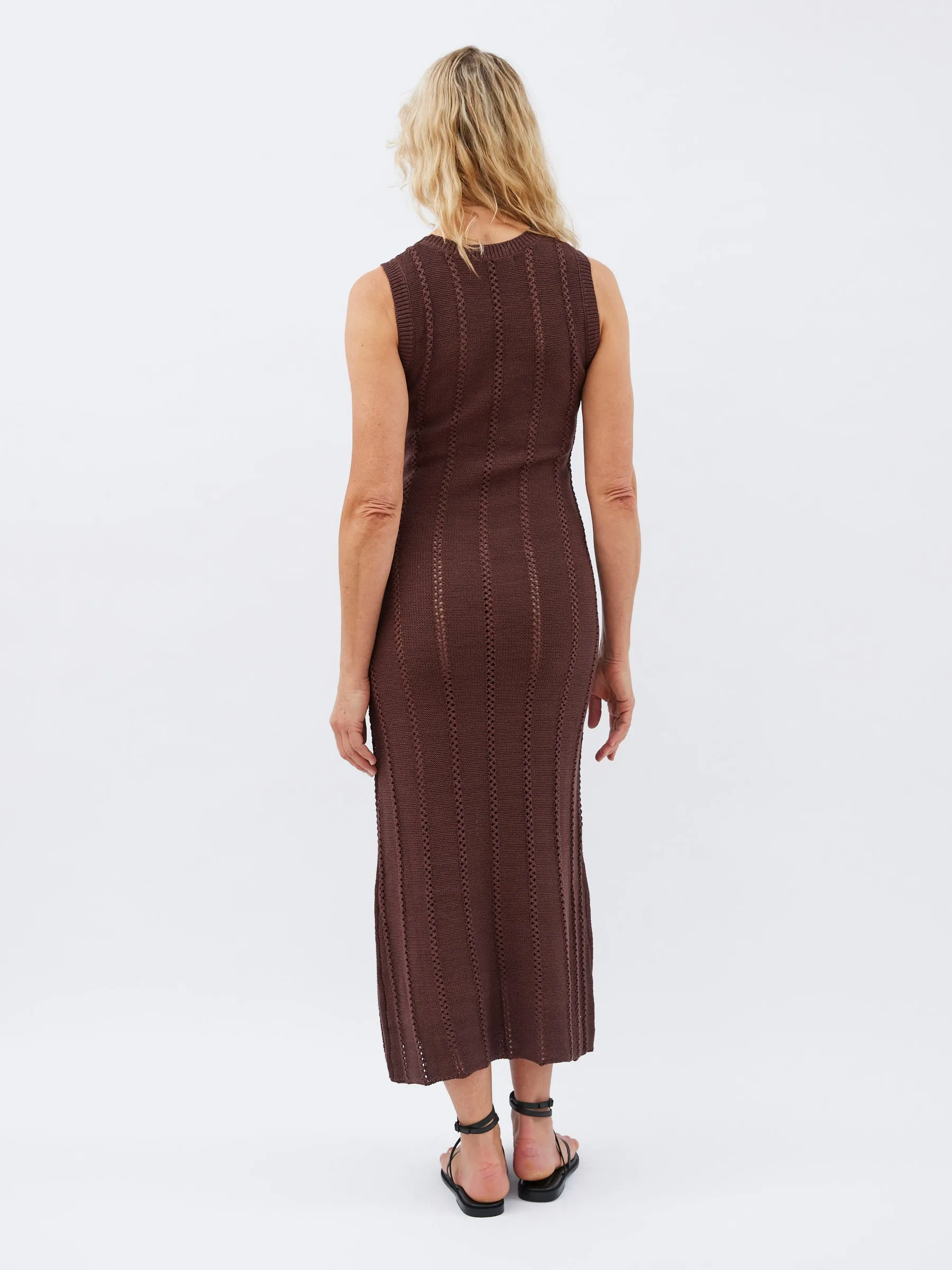 Pointelle Maxi Dress