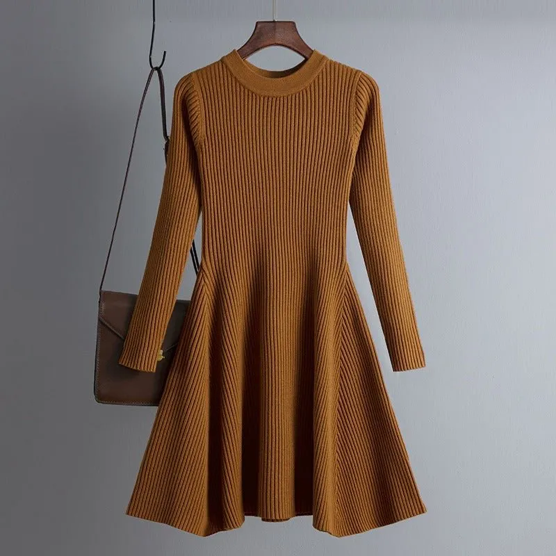 Pre Order:  Basic A-Line Knit Mini Dress