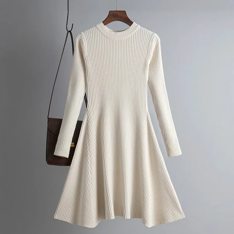 Pre Order:  Basic A-Line Knit Mini Dress