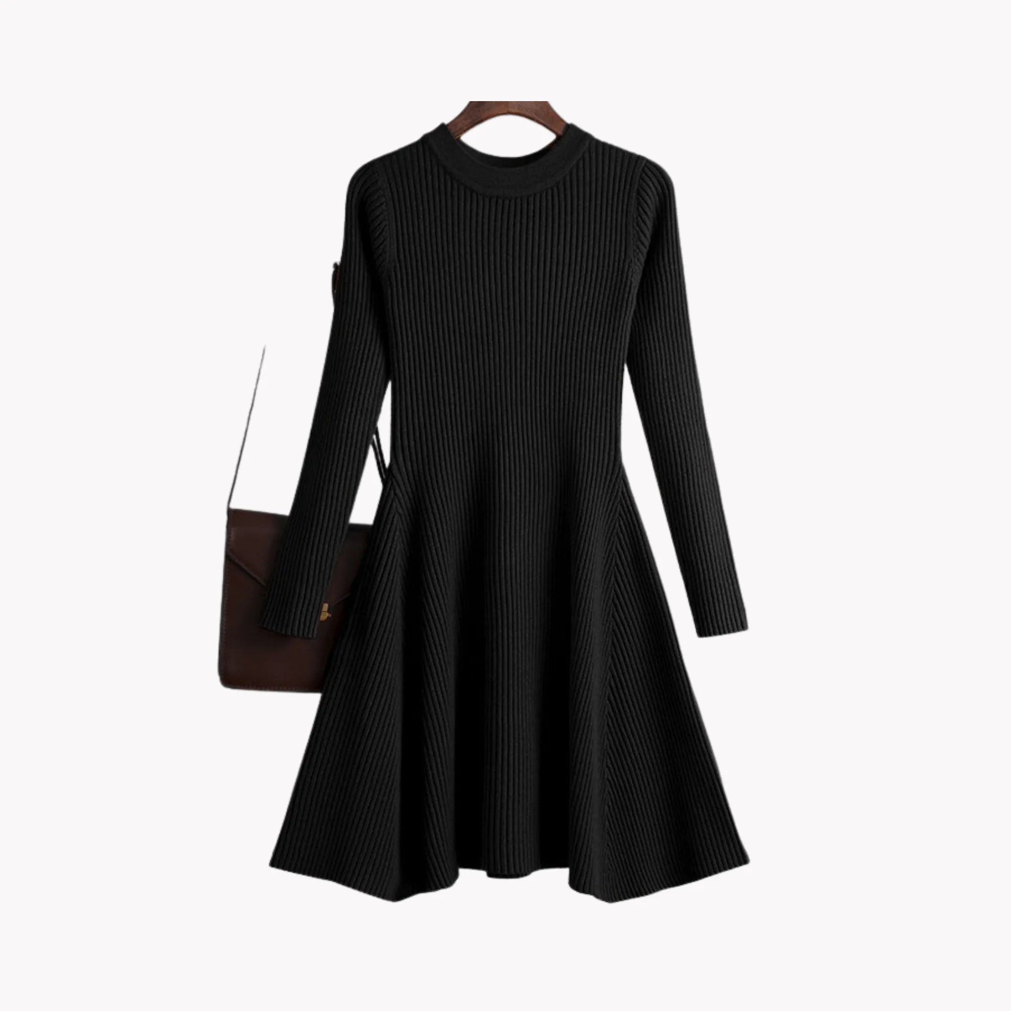 Pre Order:  Basic A-Line Knit Mini Dress