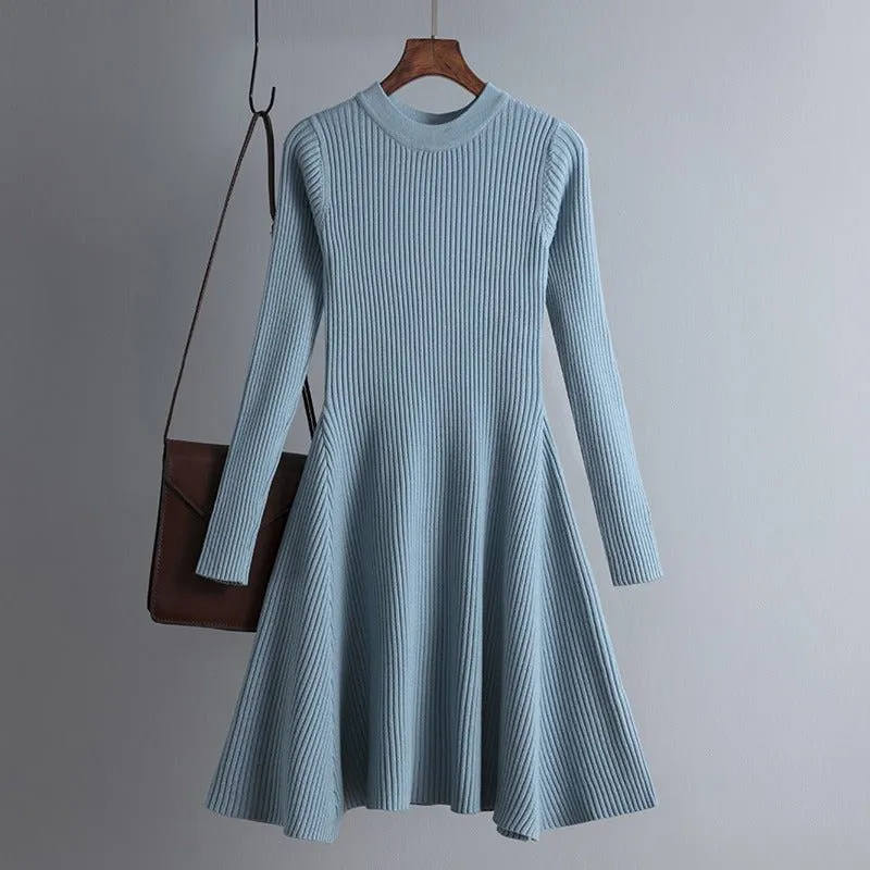 Pre Order:  Basic A-Line Knit Mini Dress