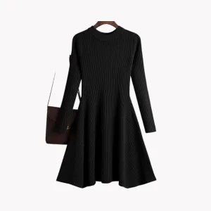 Pre Order:  Basic A-Line Knit Mini Dress