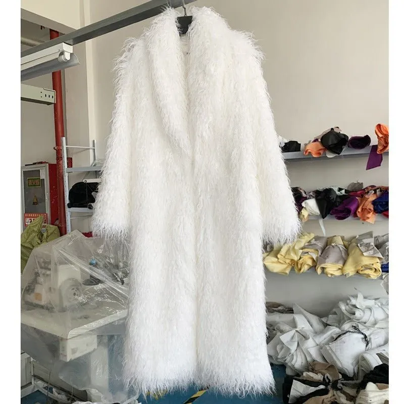 Pre Order:  Soft Long Faux Fur Coat