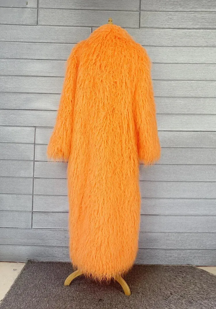 Pre Order:  Soft Long Faux Fur Coat