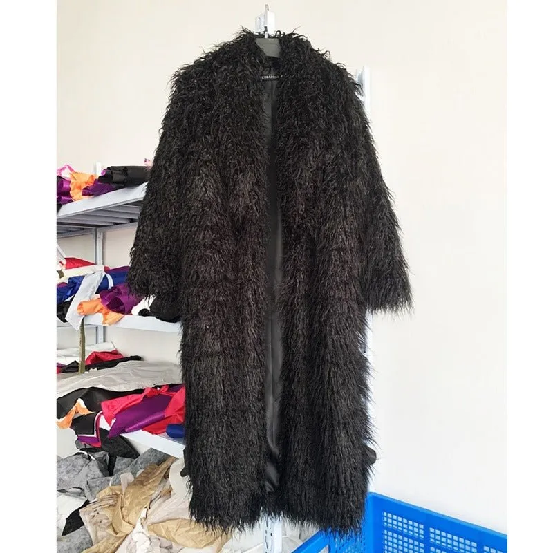 Pre Order:  Soft Long Faux Fur Coat