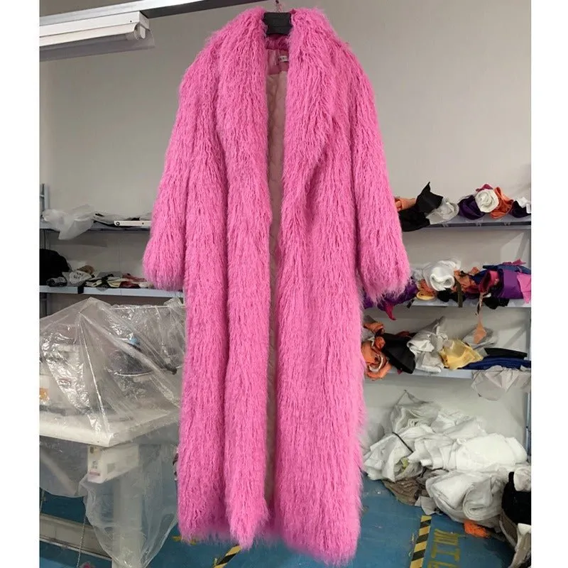 Pre Order:  Soft Long Faux Fur Coat