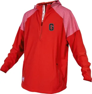 Rawlings ColorSync Georgina Red Long Sleeve Cage Jacket | Embroidered Logo and Number