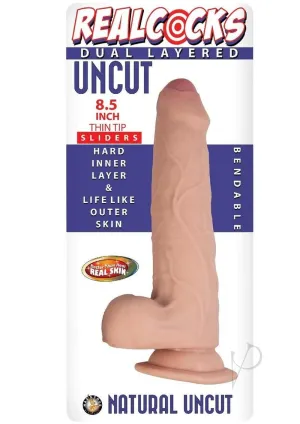 Realcocks Dual Layer Uncut Thin 8.5 Wht