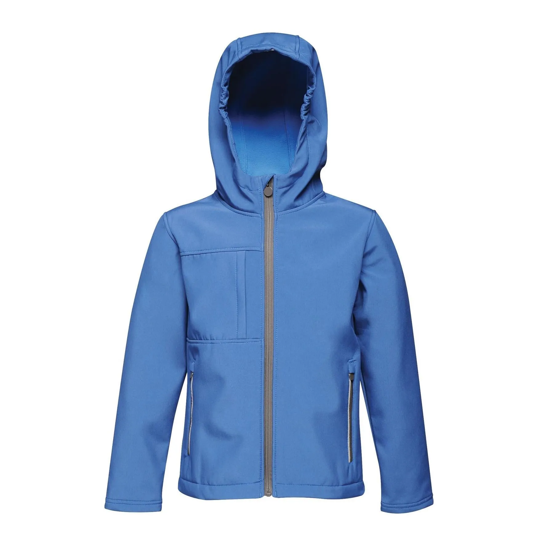 Regatta Kids Octagon Hooded Wind Showerproof Softshell Jacket