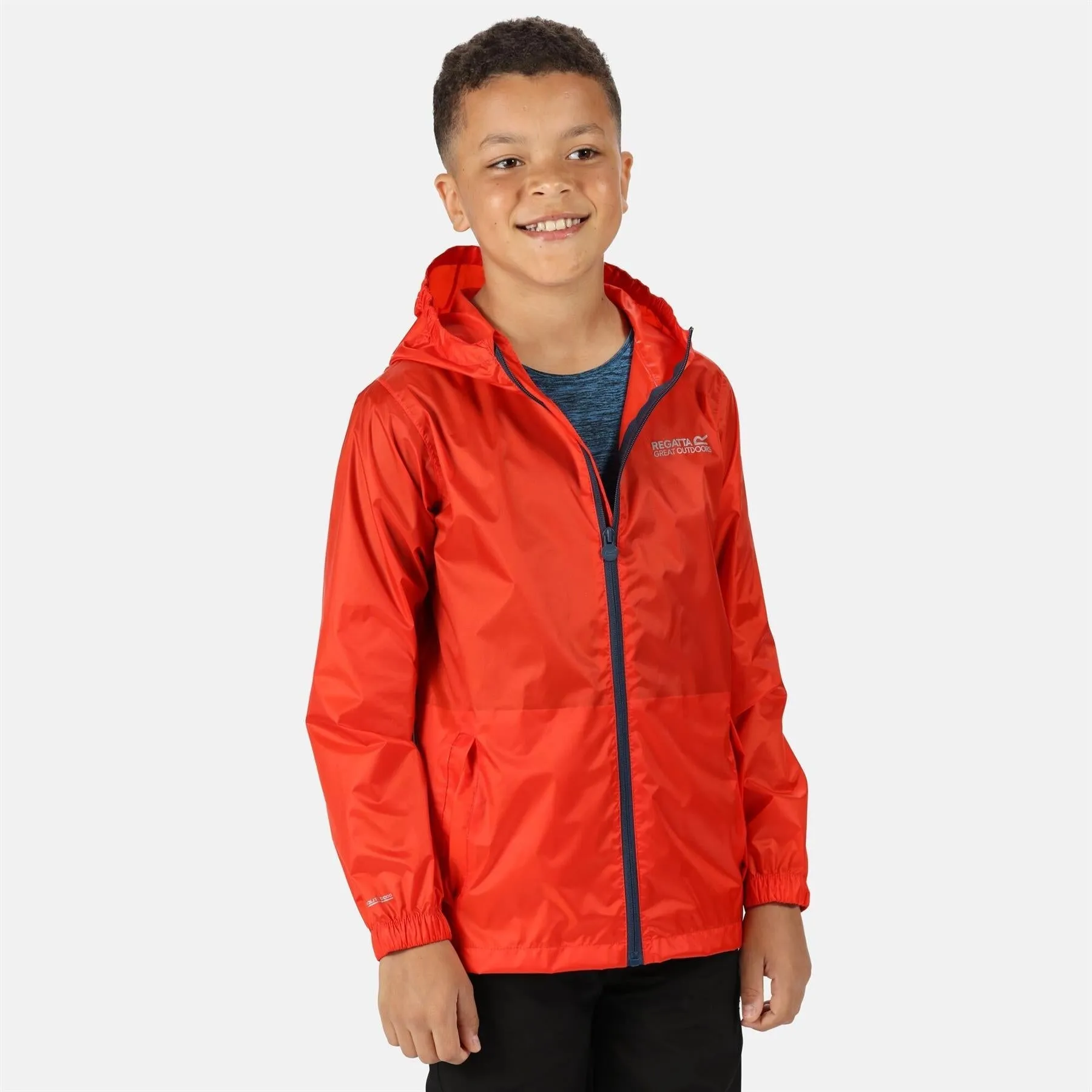 Regatta Kids Pack it Jacket III Lightweight Waterproof Packaway Jacket