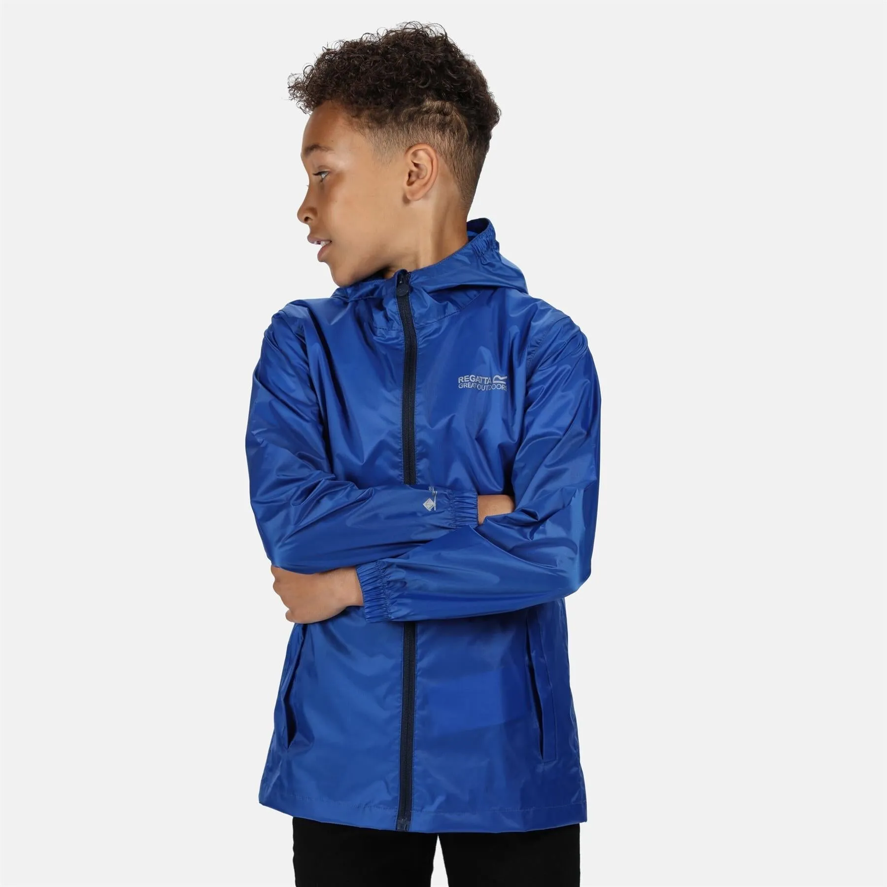 Regatta Kids Pack it Jacket III Lightweight Waterproof Packaway Jacket