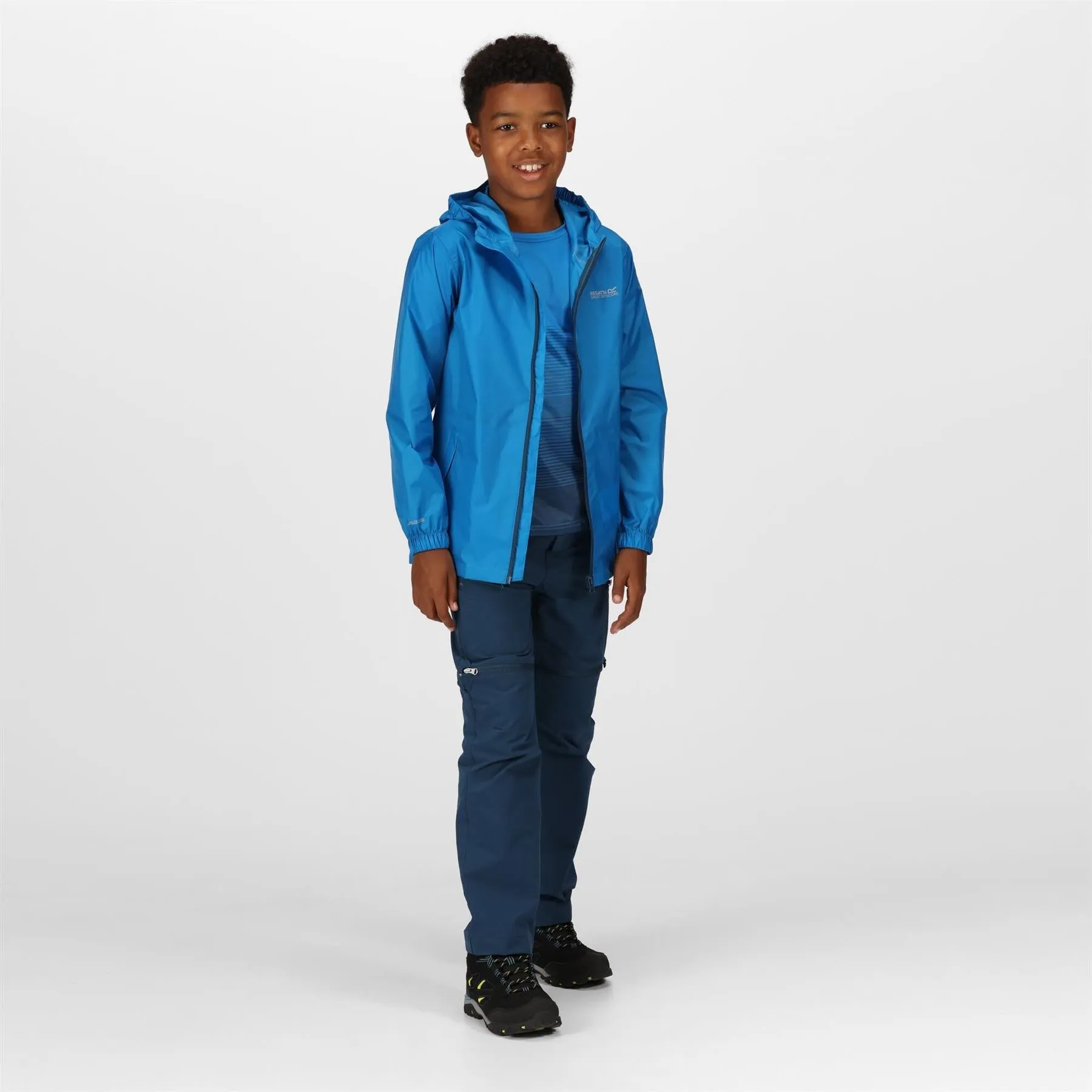 Regatta Kids Pack it Jacket III Lightweight Waterproof Packaway Jacket