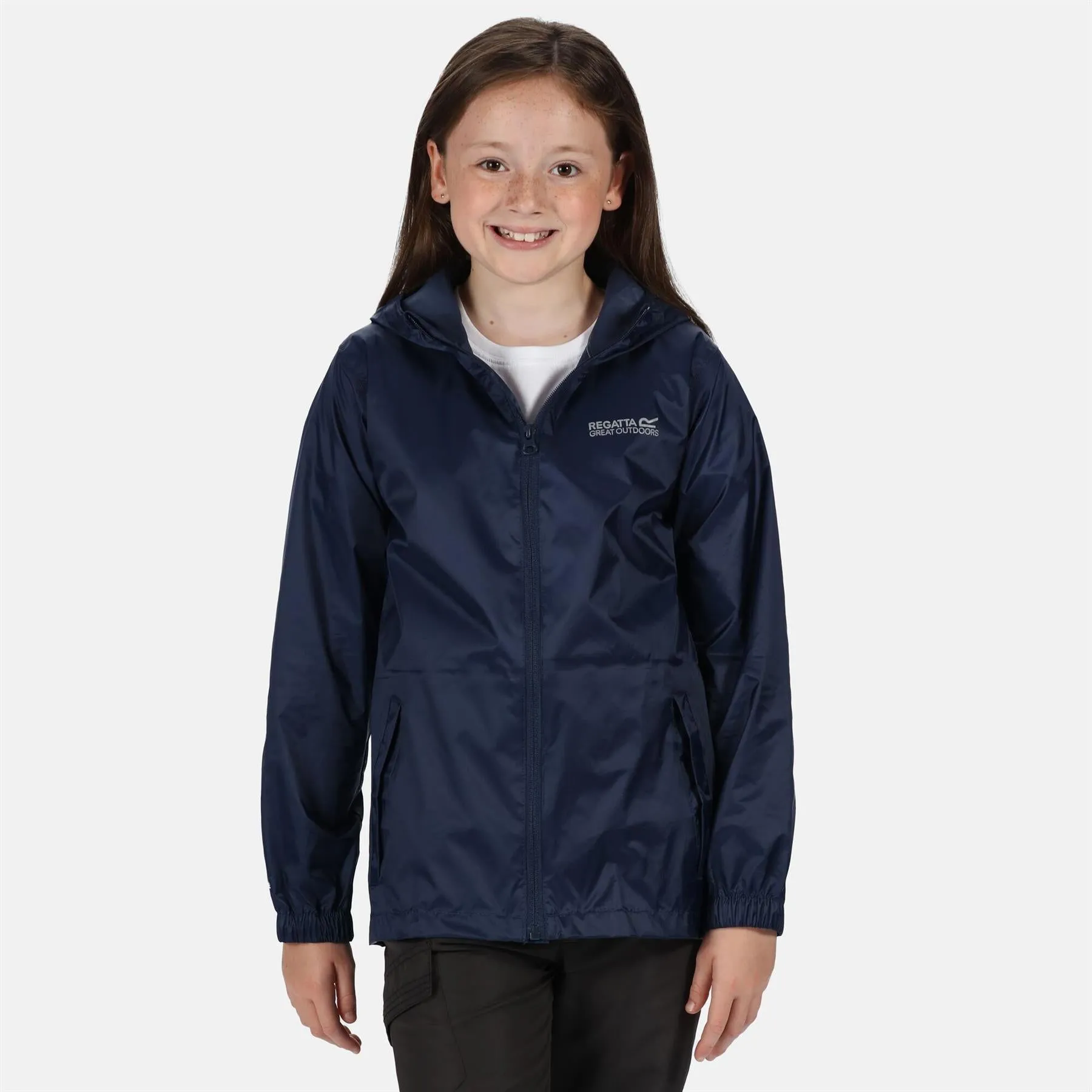 Regatta Kids Pack it Jacket III Lightweight Waterproof Packaway Jacket