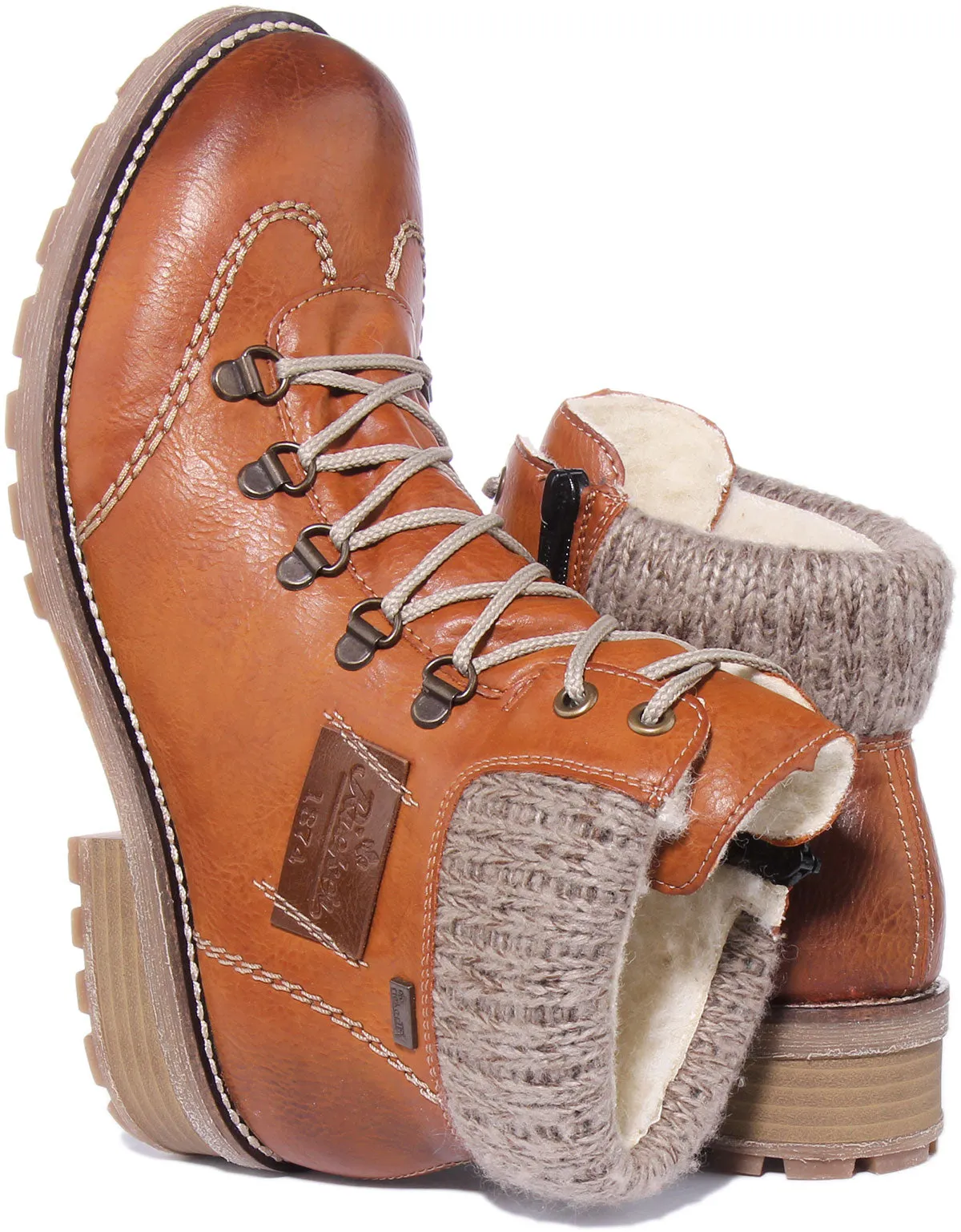 Rieker Z0444 In Brown For Women