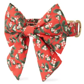 Rifle Paper Co. x TFD Mistletoe Lady Bow Collar