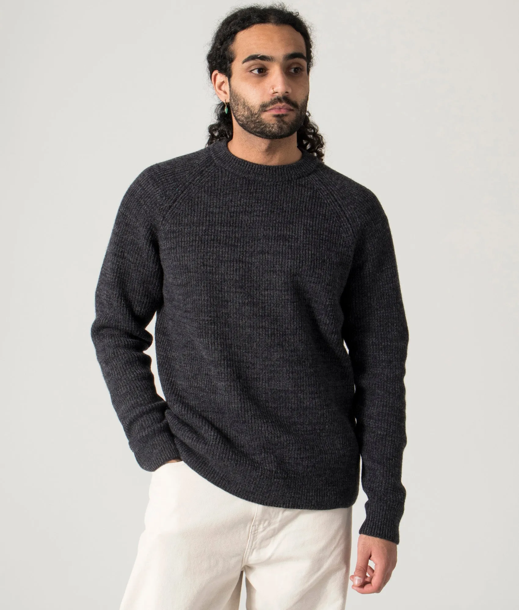 Roald Wool Cotton Rib Jumper