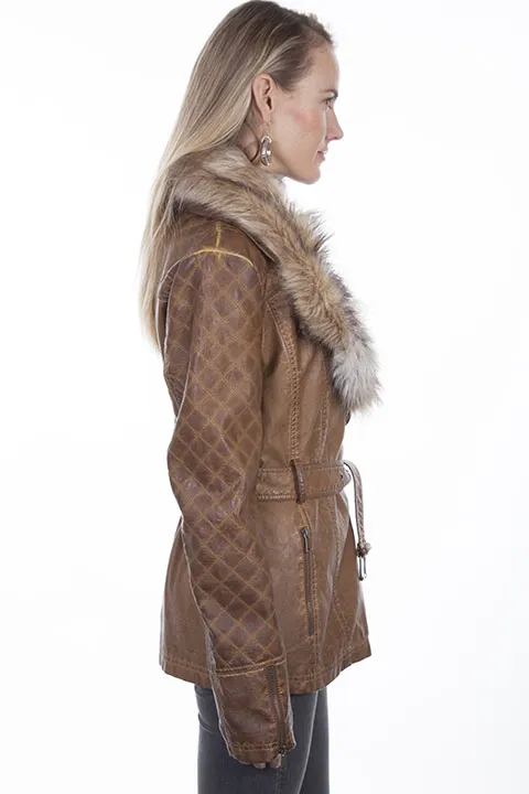 Scully Leathers Women's Faux Trim Jacket