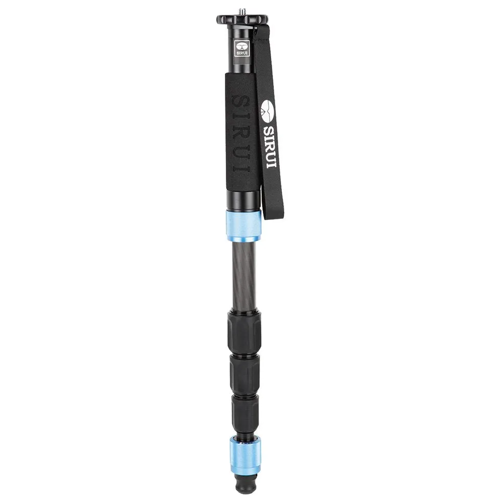 Sirui P-224S Carbon Fiber Photo/Video Monopod, 63" Max Height, 17.6 lbs Load Capacity, 4-Legs Sections