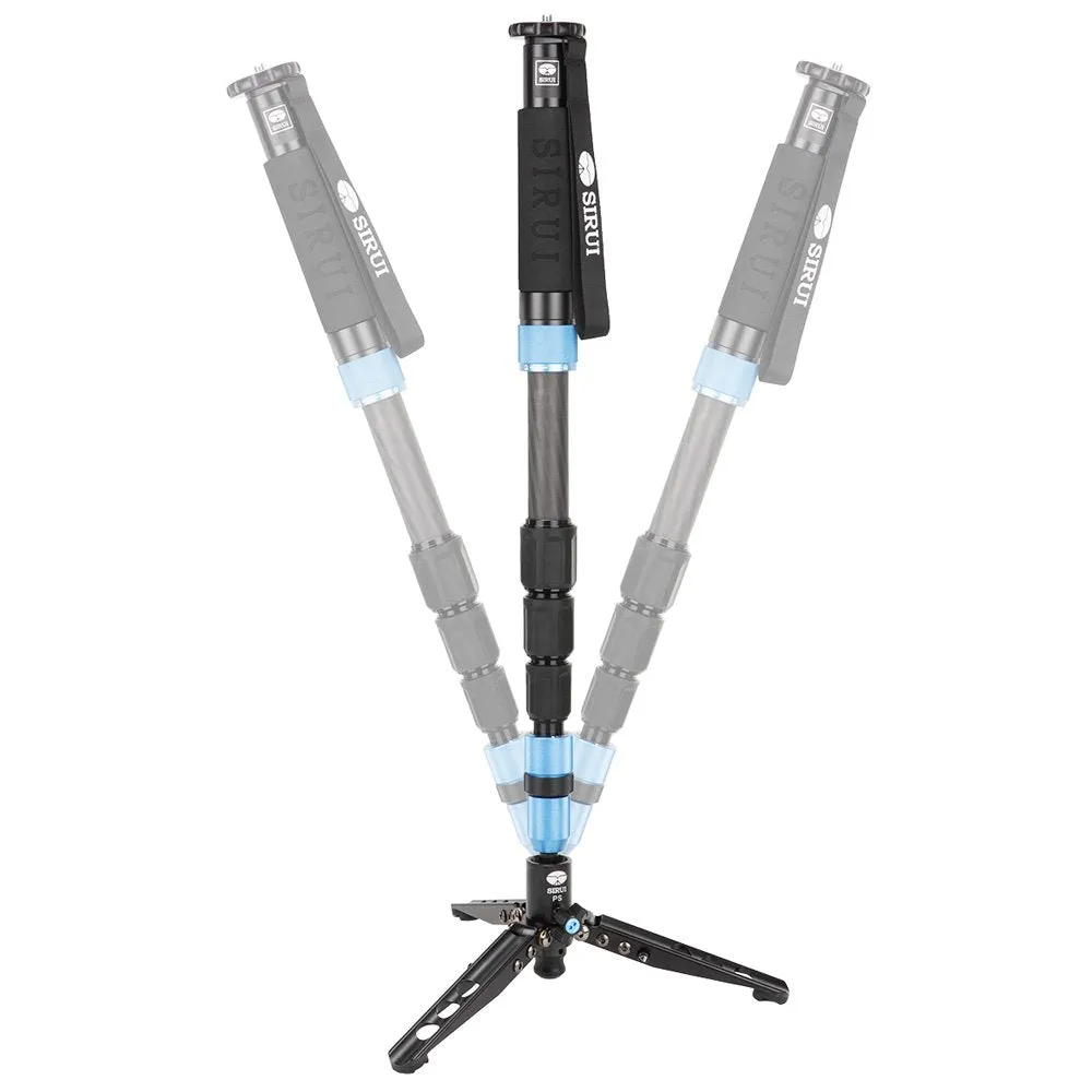 Sirui P-224S Carbon Fiber Photo/Video Monopod, 63" Max Height, 17.6 lbs Load Capacity, 4-Legs Sections