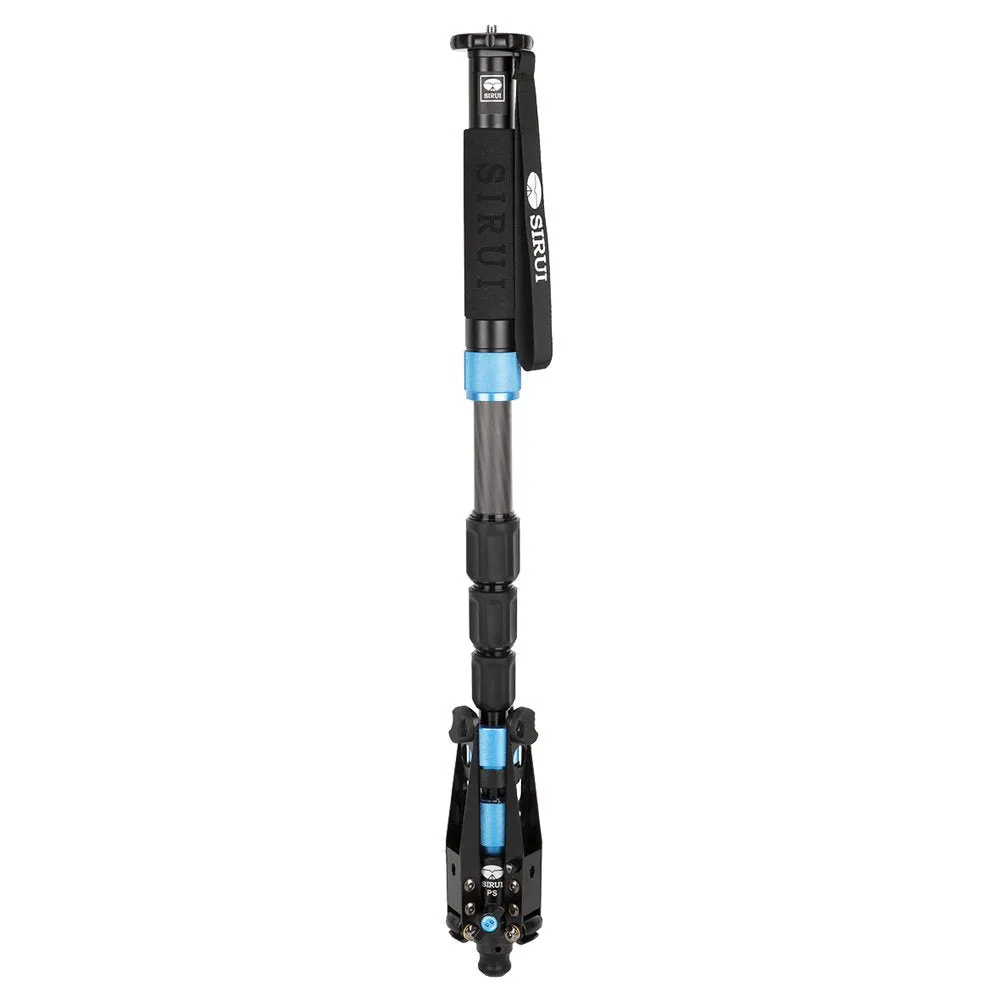 Sirui P-224S Carbon Fiber Photo/Video Monopod, 63" Max Height, 17.6 lbs Load Capacity, 4-Legs Sections