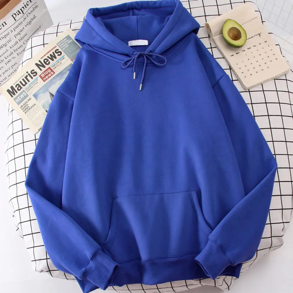 Soild Haze Blue Hoodies Sweatshirt Men Hoodie Sweatshirts Spring Autumn Hooded Jumper Pullover Streetwear Hoody