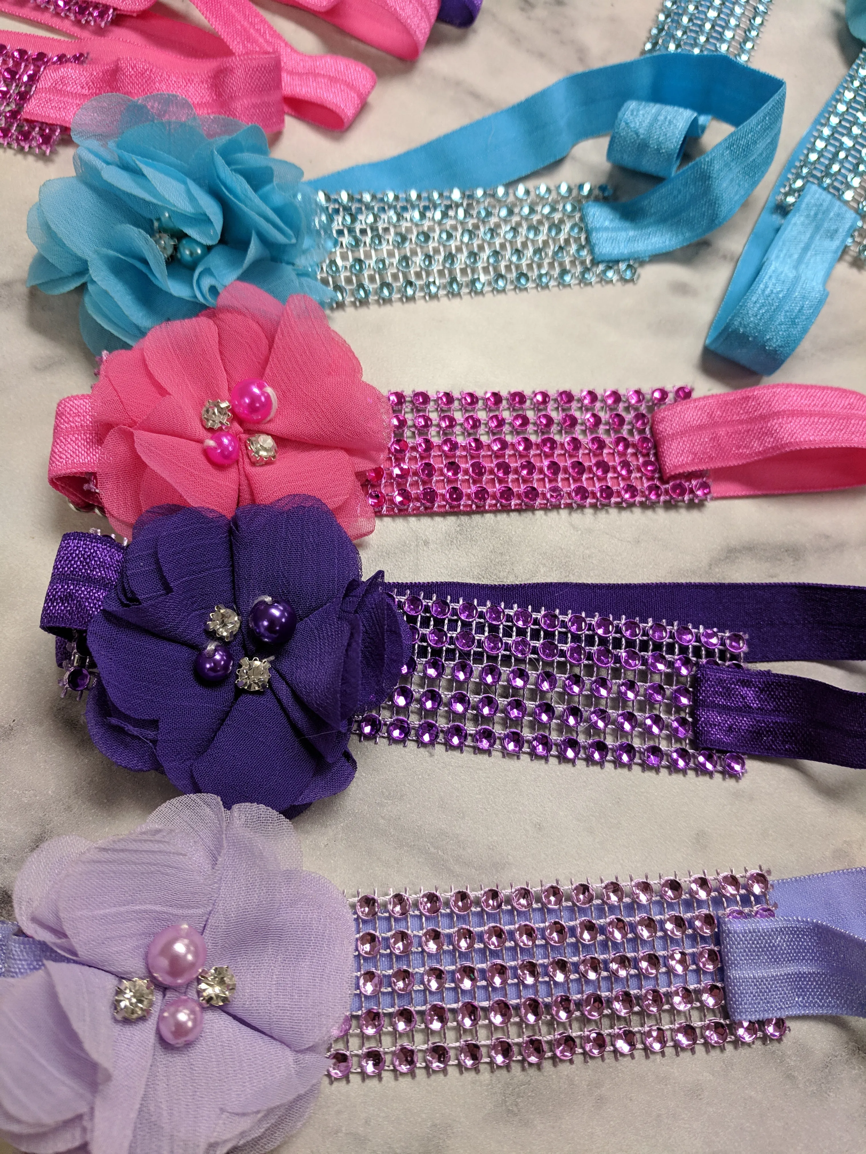 Sparkle Chiffon collars