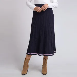 Tammy Knit Skirt - Dark Sapphire