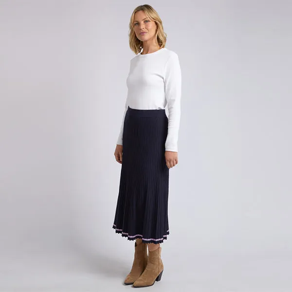 Tammy Knit Skirt - Dark Sapphire