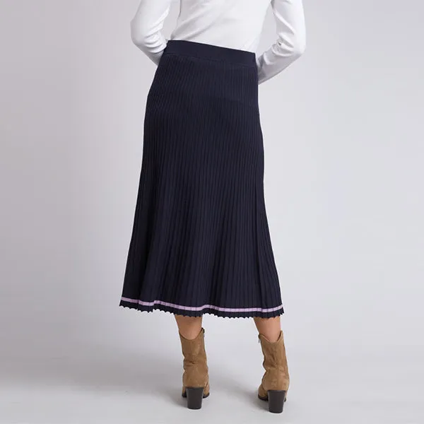 Tammy Knit Skirt - Dark Sapphire