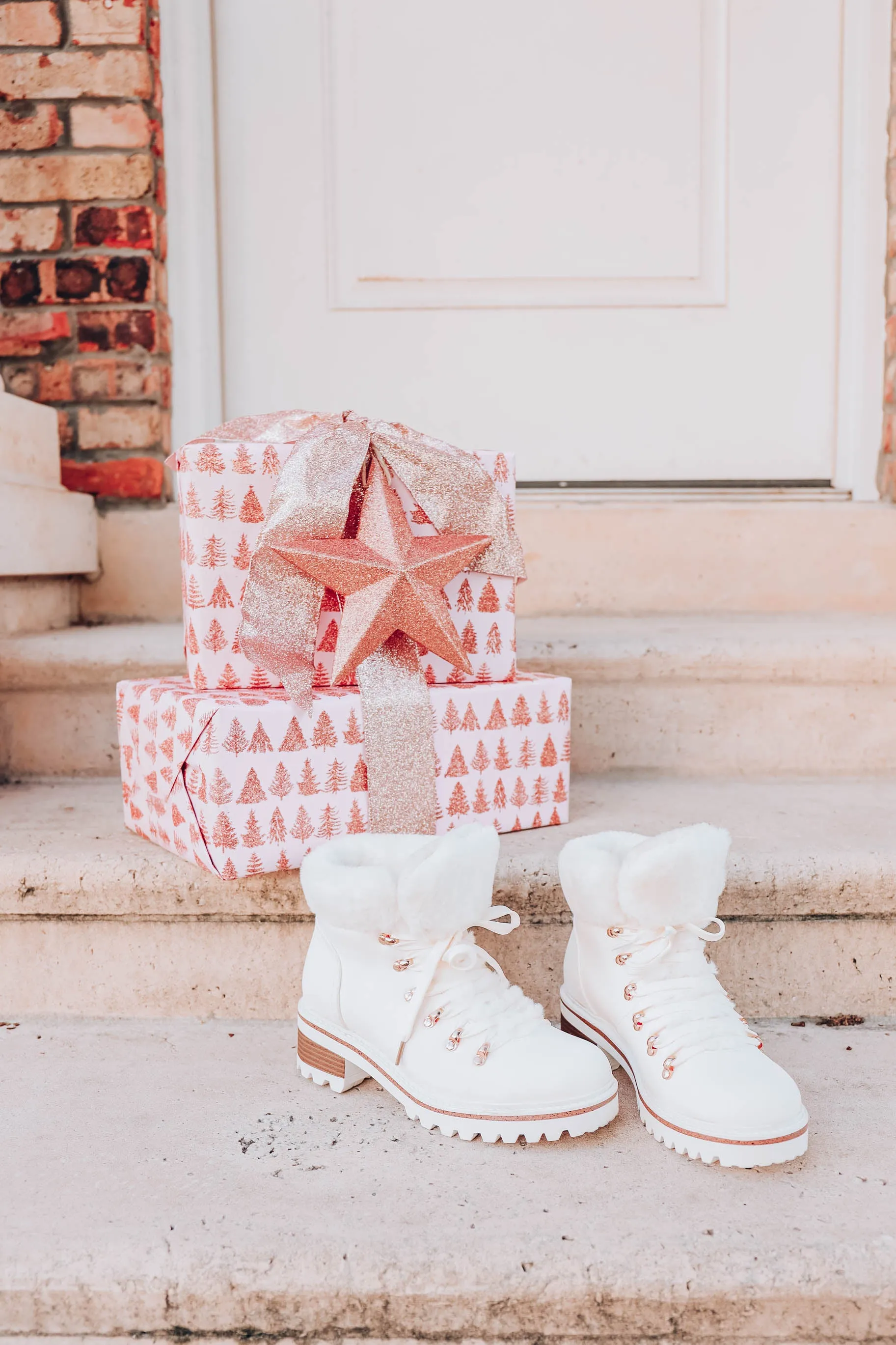 Toasty Combat Bootie - White