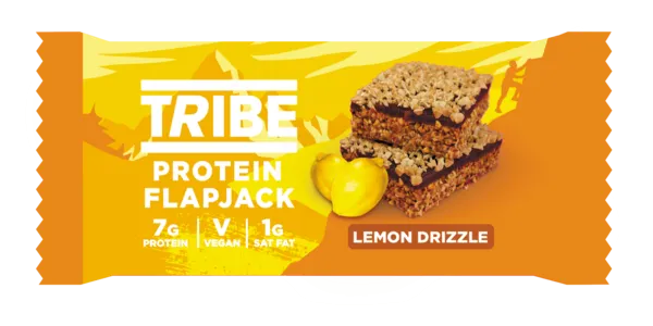 Tribe Lemon Drizzle Peanut Flapjack 50g