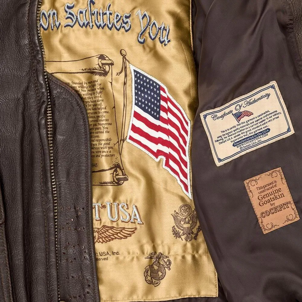 US Navy Carrier Pilot's Flight Jacket (Long)