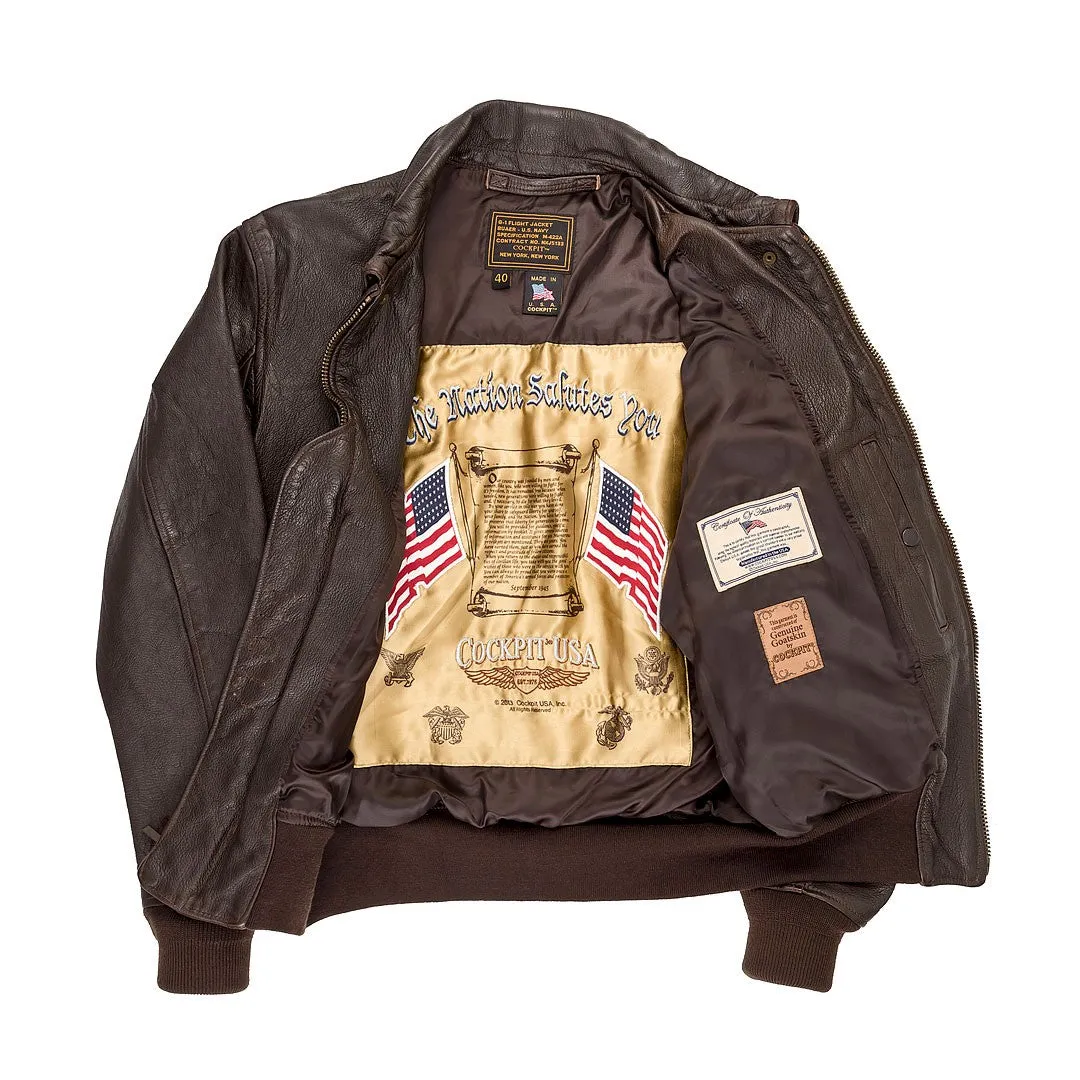 US Navy Carrier Pilot's Flight Jacket (Long)