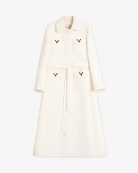 Valentino - Women's Drill Double Coat - (Ivory)