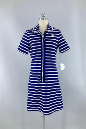 Vintage Preppy Navy Polo Dress