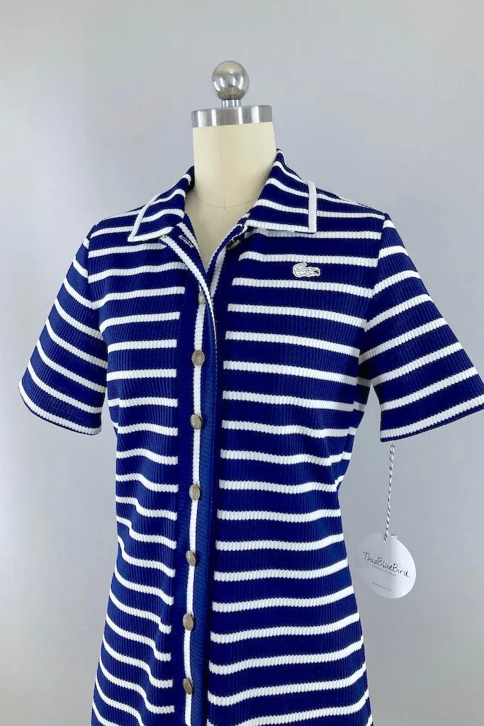 Vintage Preppy Navy Polo Dress