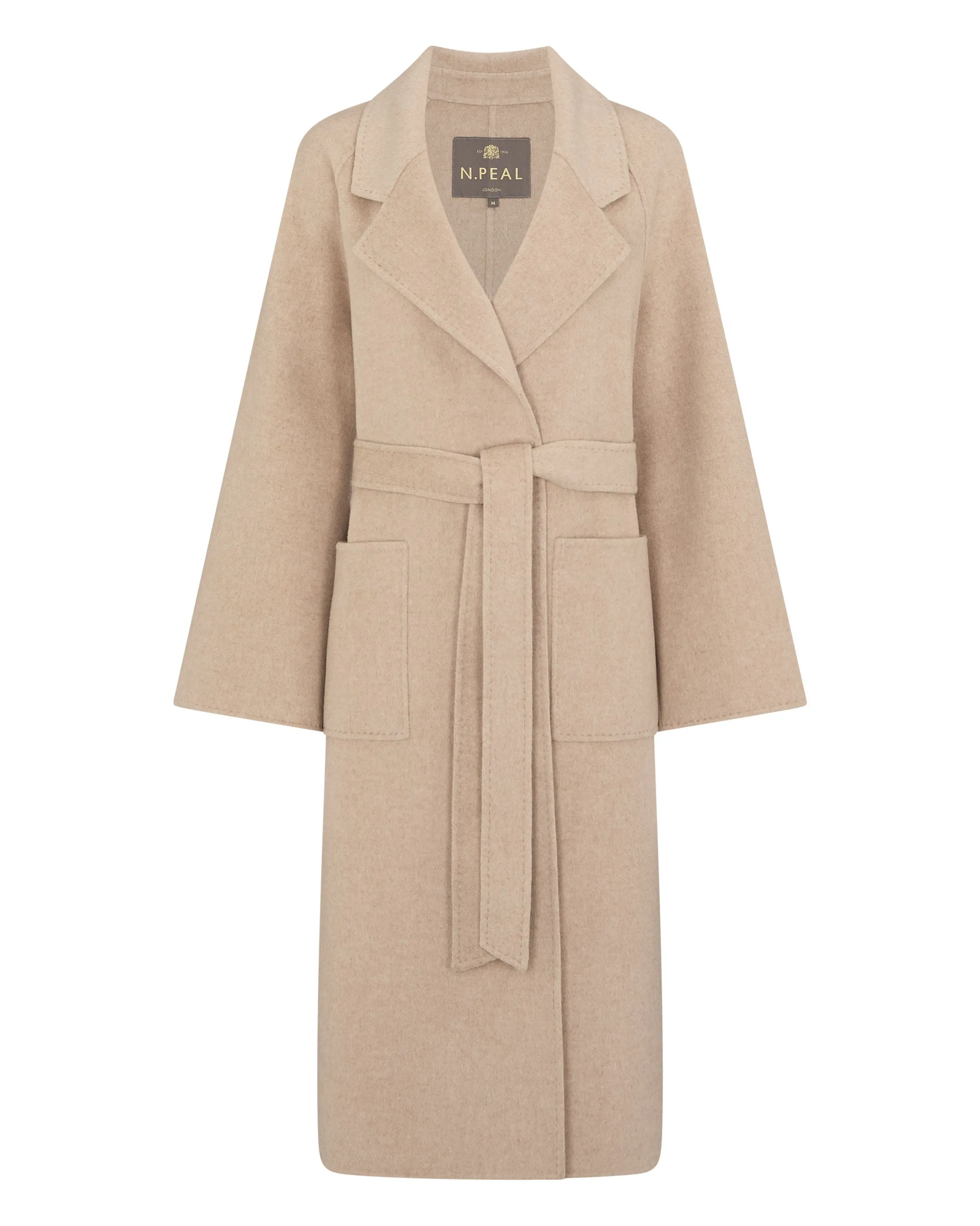 Women's Longline Woven Coat Ecru White