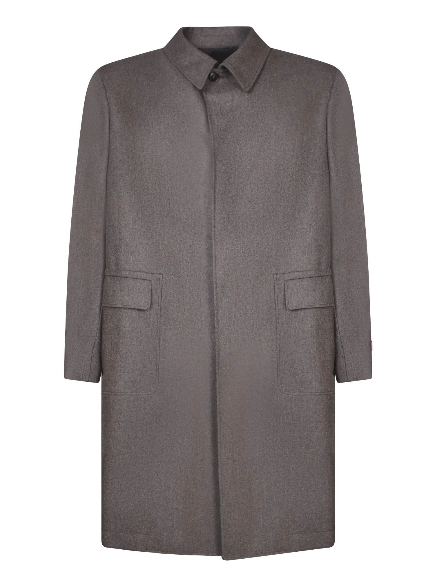 Wool and Cashmere Grey Green Coat